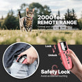 No Shock Cat Training Collar, Vibrating Cat Collar with Remote 2000ft, Beep and Vibration Collor for Cats 8-100lbs, Rechargeable