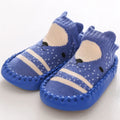 Baby Shoes Cotton Floor Socks Shoes Cartoon Cute Baby First Walkers Toddler Shoes Girl Boys Kids Soft  PU Sole Shoe Anti-slip