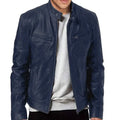 Spliced Faux Leather Men Coats Solid  Long Sleeve Cardigan Zipper Suede Outerwear Smart Casual Loose Pockets Solid Winter