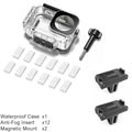 Magnetic Waterproof Case for DJI OSMO Action 5 Pro 4 3 60m Underwater Dive Housing Protective Diving Cover Mount Accessories