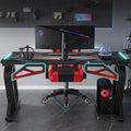 Gaming Table Computer Desk Racing Style Office Table Gamer Pc Workstation Gaming Desk with CPU Stand