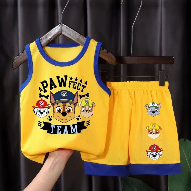 PAW Patrol Boys Basketball Clothes Sets Summer Kids - View 4 | SAMAG