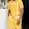Summer fashion new sports suit men's T - shirt+pants 2 - piece set oversized clothes Joogers Outfit 3D - View 10 | SAMAG