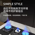 Three-burner gas stove embedded household natural gas multi-burner three-burner stove tempered glass stove