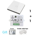 Mini WIFI Smart Light Switch Tuya Smart Life APP Wall Panels Touch Switch 433Mhz DIY Relay Module Timer Voice Google Home Alexa