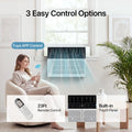 12000BTU U-Shaped Window Air Conditioner, 6-in-1 AC Unit with App Control Cools 520 Sq.Ft, Custom