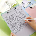 1pc A4 Plastic Color Folder with Clip - Durable Material, Multifunctional Writing Board for Exam Documents, Office Organization