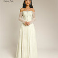 Contessa Custom Off Shoulder Corset Prom Dress Beading | SAMAG