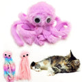 Interactive Octopus Plush Cat Toy Bite Resistant Cute Pet Supplies for Kittens And Cats Playful Chew Toy