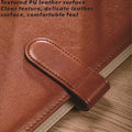 Leather High-End Office Folder Multi-Functional A4 Paper Folder Binder Detachable Calculator Set Office Supplies