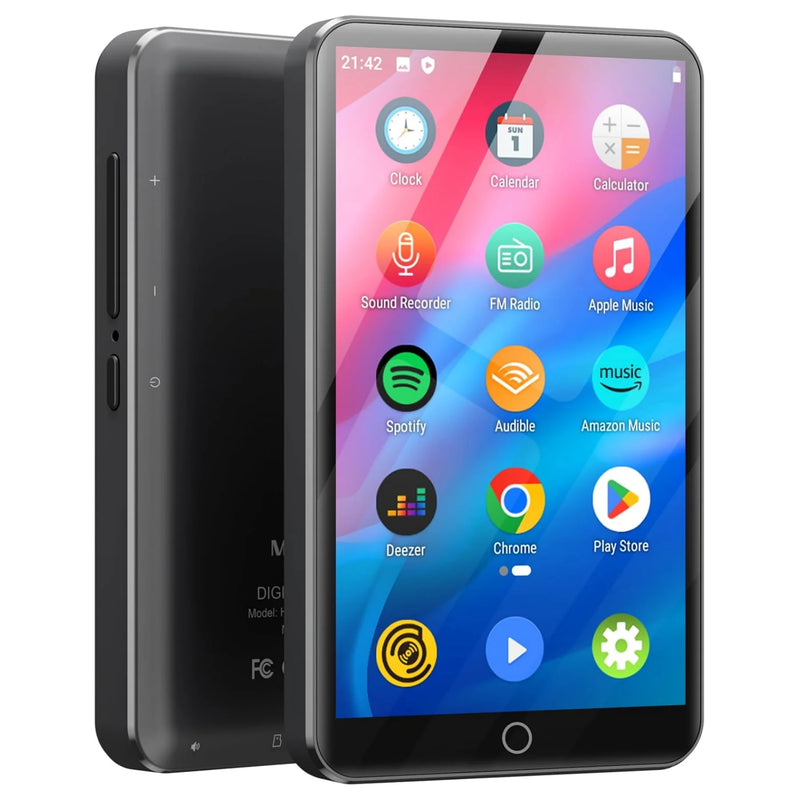 MECHEN 16GB Android 9.0  MP3 Player  with Bluetooth and WiFi， with Spotify，Audible，Pandora， Up to 512 GB (White)