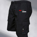 Paris Printed Casual Work Shorts Men's Multi-pocket Loose | SAMAG