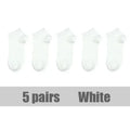 Pairs Women/Men Socks Breathable Sports Solid Color Boat | SAMAG