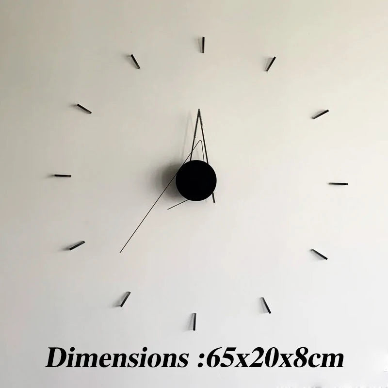 Nordic Wall Clocks Minimalist Wall Clock Art Decoration Clock Living Room Silent Mechanism Watch Aesthetic Decorating Items