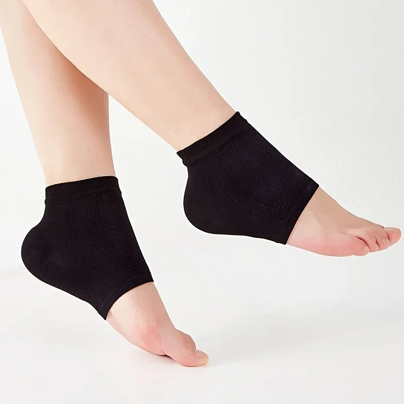 1pair upgraded high elasticity Silicone socks，Ankle protection socks，Ankle Support Brace, Best Ankle Compression Support Brace