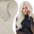 Full Shine Human Hair Weft Extensions Hair Bundles 100g Ombre Blonde Color Sew in Silky Straight Remy Skin Double Weft For Salon