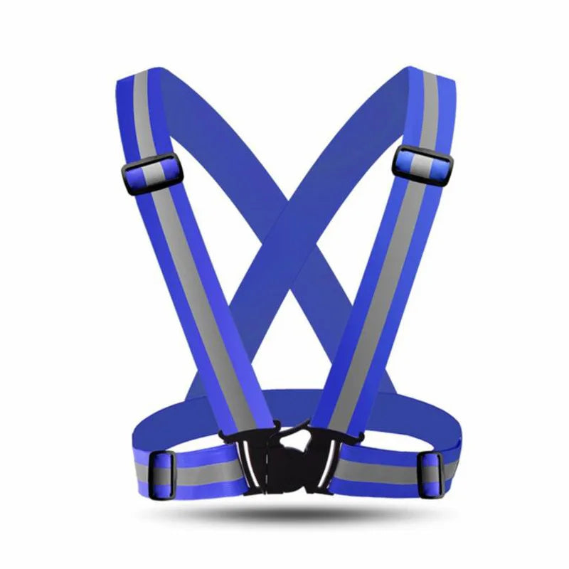 Unisex Night Running Suspender Reflective Suspenders For Men Women Colorful Adjustable Luminous Wide Braces Youth Sport Belt