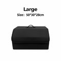 Car Trunk Organizer Box Large Capacity Auto Multiuse Tools Storage Bag Stowing Tidying Leather Folding for Car Trunk Storage Box