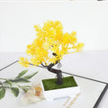 Garden Arrangement Ornaments Plastic Plants Bonsai Small Tree Pot Fake Plant Potted Flower Home Room Table Decoration