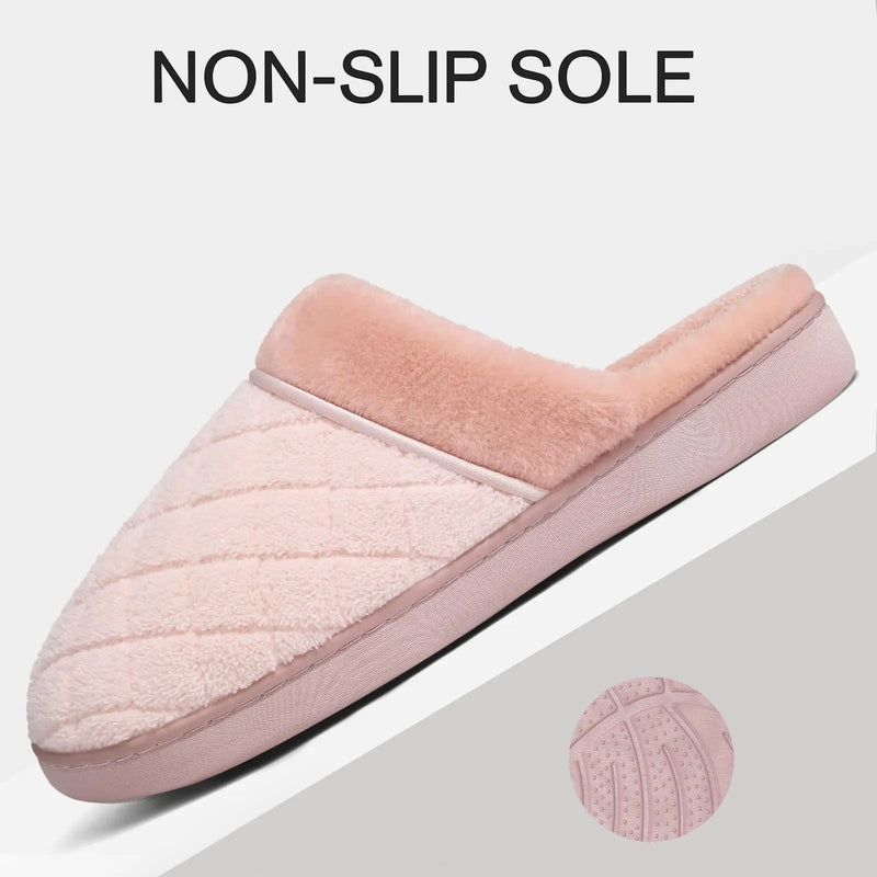 Comwarm Lightweight House Slippers For Women Men Anti-slip Soft Sole Home Slides Comfy Slides Memory Foam Unisex Bedroom Shoes