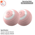 New Cat Interactive Ball Toy Automatic Rolling Ball Faux Tail Rechargeable Smart Pet Electric Toy Dog Cat Training Imitate Mouse