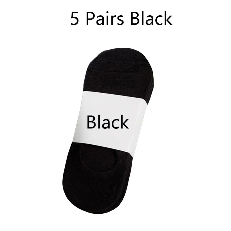 5/10/20 Pairs Summer Boat Socks For Men Non-slip Silicone | SAMAG