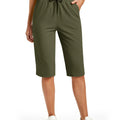 TACVASEN Women's Quick Dry Hiking Capris 4 - Way Stretch - View 13 | SAMAG