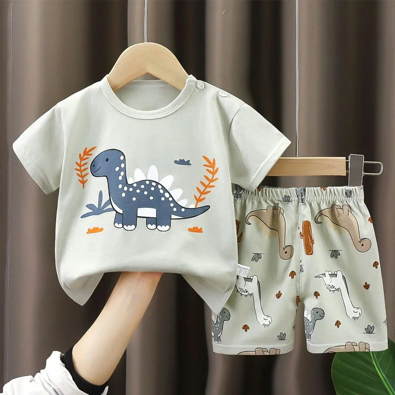 Children's Sets mother Kids Clothes Boys Girl T-shirt | SAMAG