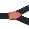 Vintage Suspenders 2.5cm Wide Y-back with 3 clips Adjustable Elastic Trouser Braces Suspender Belt for Women Fashion Accessories