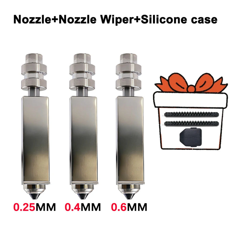 For Anycubic Kobra X Nozzle KX Bimetal 0.25/0.6/0.8/0.4mm - Visuel 24 | SAMAG