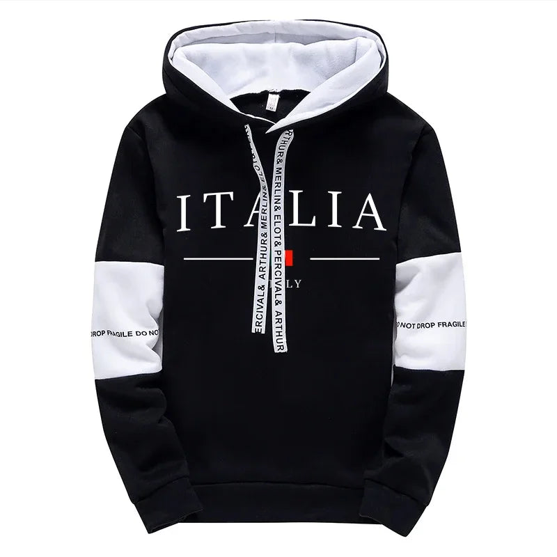 Italy Fashion Hooded Sweatshirt and Sweatpants Autumn | SAMAG