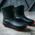 Men's Workwear Style Rain Boots High-Quality for Outdoor Work Commuting Fishing Kitchen Use