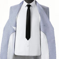 BYLUNTA Mens Suit 2 Piece Slim Fit Stripe Suits Tuxedo Blazer Jackets Pants Set Summer Beach Wedding Outfit for Mennt)