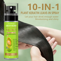 10-in-1 Plant Keratin Leave-In Spray 100ml for Smooth Manageable Hair Heat Protection Frizz Control Moisturizing Shine