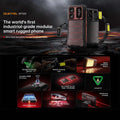 Oukitel WP300 Rugged Smartphone 12GB+512GB 120W Android 15  Modular detachable Earbud 16000mAh 6.78" 108MP Camera 5G CellPhone