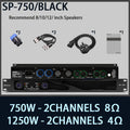 FUHAM SP-750 Class D Digital Power Amplifier 750W 8Ω 2 Channel 1U Lightweight Pro Audio Amp for DJ Stage Performance