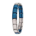 Hapiship New Women's Jewelry 9mm Width Itanlian Elastic Charm Bracelet Fashion Stainless Steel Bangle ST - Visuel 14 | SAMAG