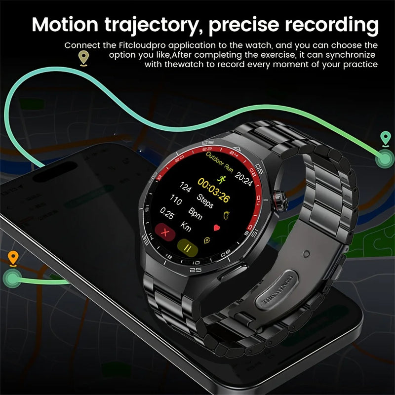 LAXASFIT Smart Watch 2026 New Bluetooth Call Fitness Tracking Music Playback Health Monitoring Smartwatch For Men Women