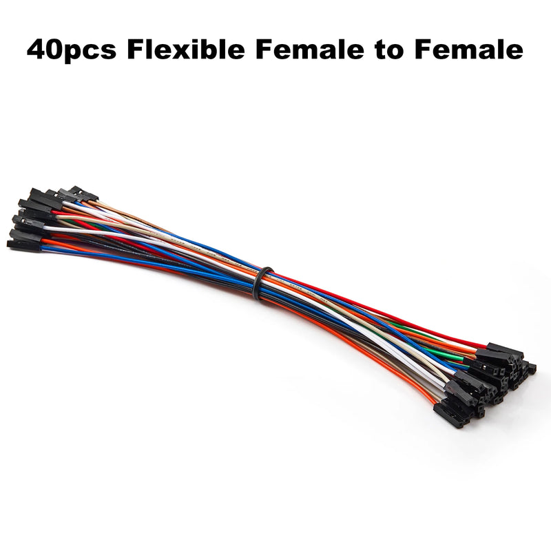 Copper Jumper Wire Dupont Cable 10cm 20cm 30cm Male Female 24AWG Solderless Flexible Line Connector for DIY Arduino Breadboard