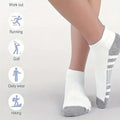 12Pairs Men Black White Grey Towel Bottom Sweat Absorbent | SAMAG
