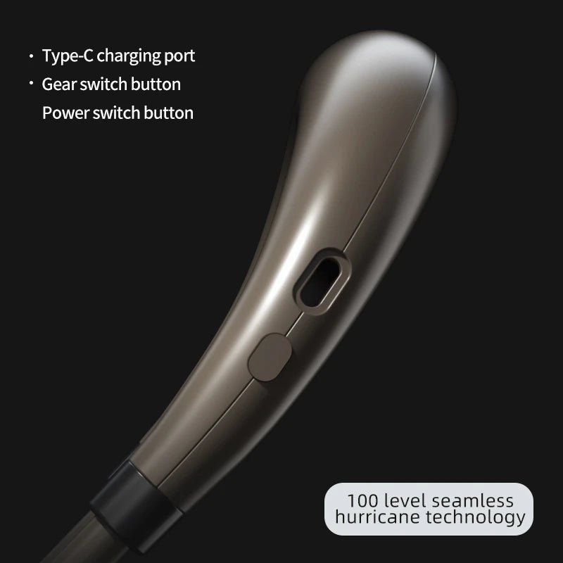 2026 Neck-hanging Small Fan Digital Display Screen Turbo Fan Fast Charging Lightweight Suitable For Indoor Outdoor Sports Use
