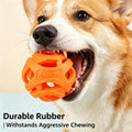 Floating Dog Chew Ball Indestructible Rubber Teeth Cleaning Molar Toy for Small-Medium Dogs Summer Pool Beach Water Play