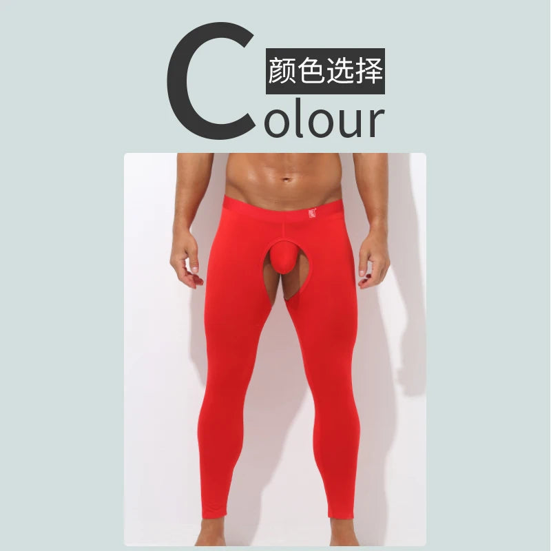 Men's Long Johns Suit Tights Modal Cotton Sweater Male Thin Shirt Leggings Underwear