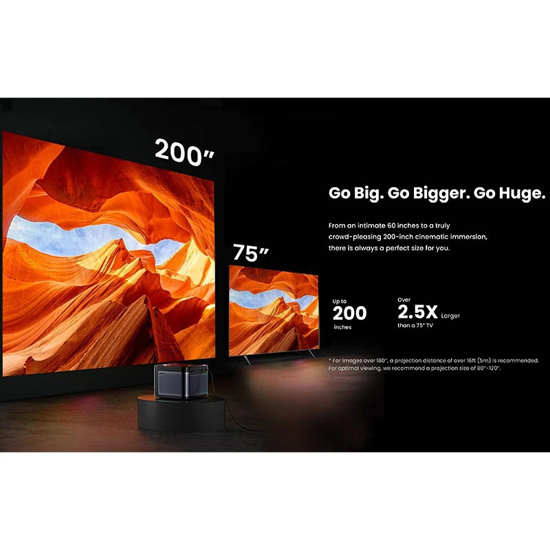 Dangbei Mars Pro 2 Projector Native 4K HDR10+ DLP Laser Cinema 2450 ISO Lumen Google TV Android For Home Global Version Theater
