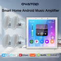4 Inch Android 11 Tuya Smart Home Wall Amplifier Audio WiFi Alexa  Remote Control  Speakers Home Background  Amplificador Sets