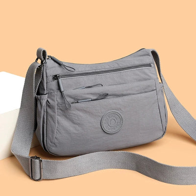 Multi-Layer Casual Crossbody Bag for Women, Solid Color | SAMAG
