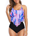 Swimwear Ruffles Women Suits Two Piece Sets Printed | SAMAG