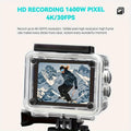 Regaton 4K 30FPS Ultra HD Action Camera, 20MP EIS Stabilization Sport Cam With Remote Control, Cycling Helmet Mount Accessories