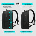 Tigernu Vacuum Backpacks Compression Travel Backpacks 15.6-17 Laptop Backpack Men TSA Anti Theft Backpacks Expandable Schoolbag
