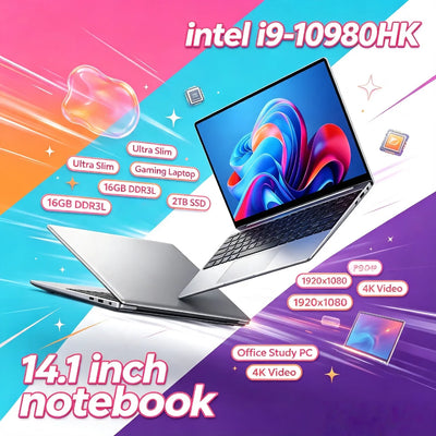 Intel Core i9 10980HK 14.1 Inch Pro Laptop 8C 16T 2.4 | SAMAG